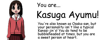 I'm Kasuga Ayumu!